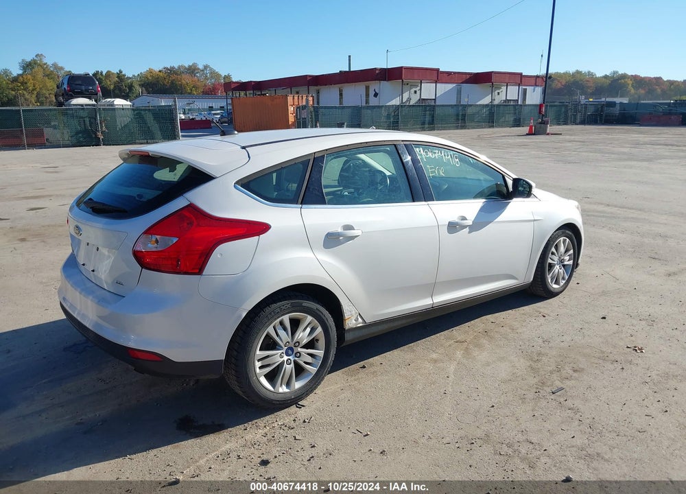2012 FORD FOCUS SEL VIN: 1FAHP3M25CL233649