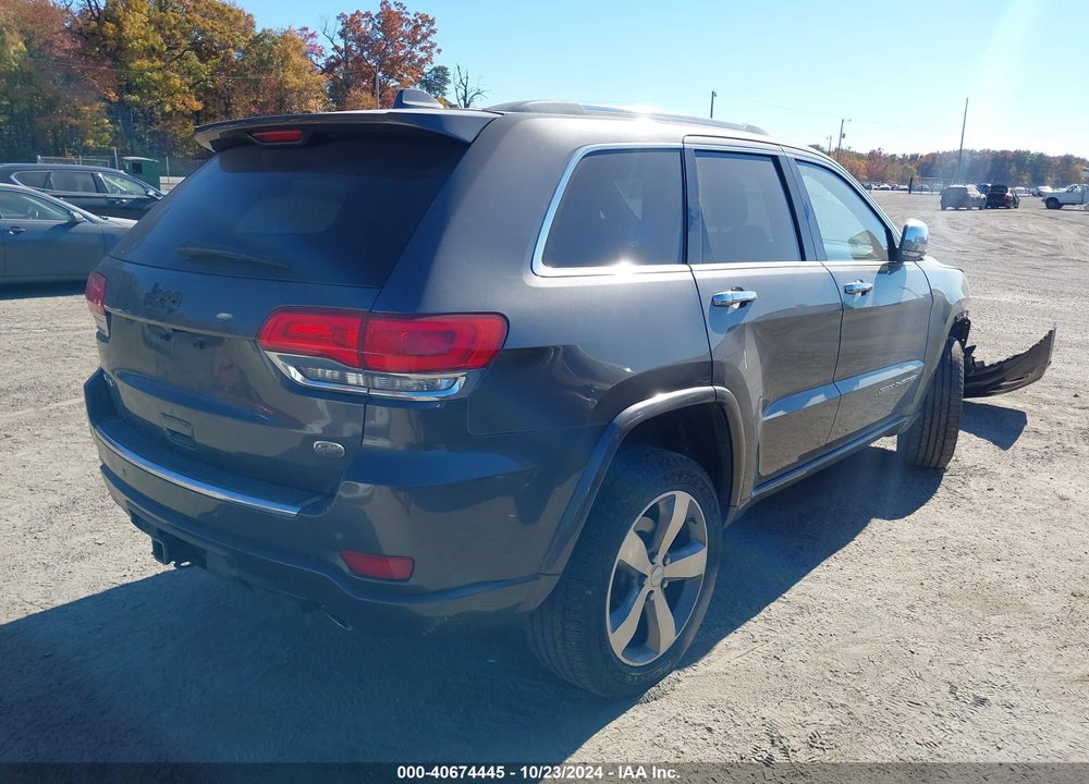2014 JEEP GRAND CHEROKEE OVERLAND VIN: 1C4RJFCG6EC587360