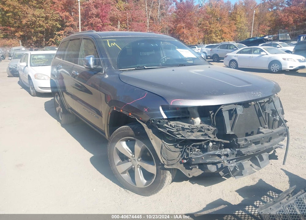 2014 JEEP GRAND CHEROKEE OVERLAND VIN: 1C4RJFCG6EC587360