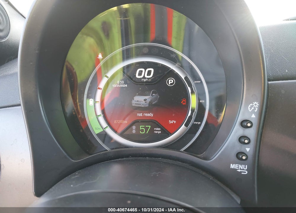 2015 FIAT 500E BATTERY ELECTRIC VIN: 3C3CFFGE4FT623413