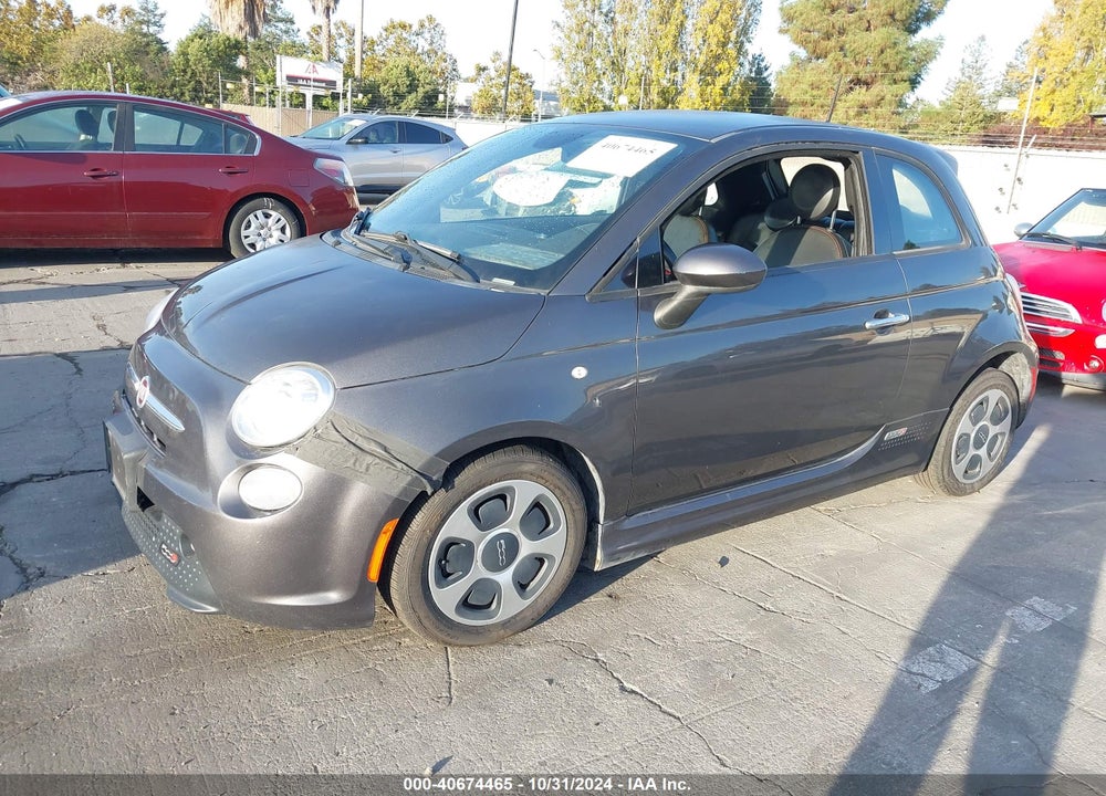 2015 FIAT 500E BATTERY ELECTRIC VIN: 3C3CFFGE4FT623413