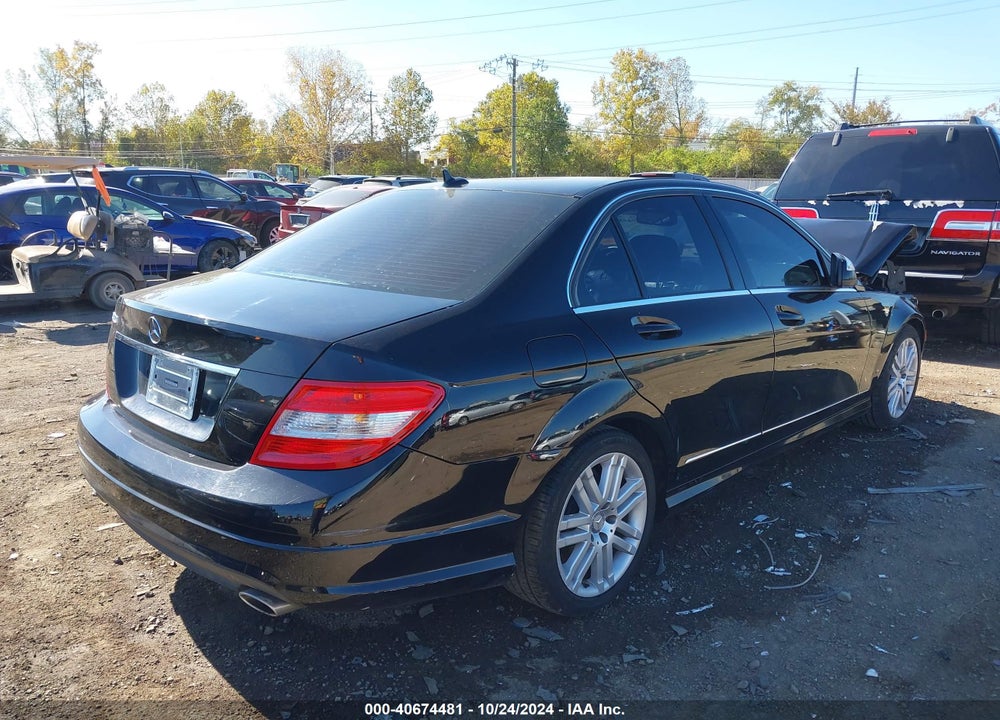 2008 MERCEDES-BENZ C 300 LUXURY/SPORT VIN: WDDGF54X78R020700