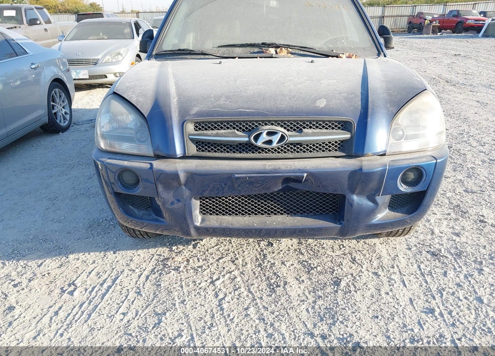 2007 HYUNDAI TUCSON GLS VIN: KM8JM12B37U581215