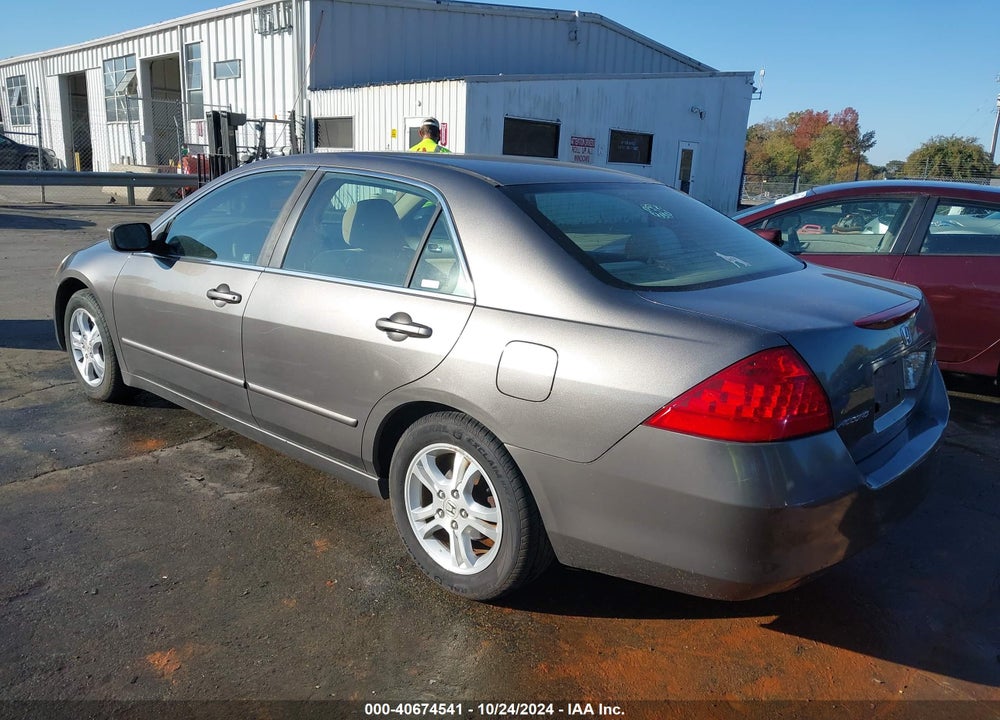 2007 HONDA ACCORD 2.4 EX VIN: 1HGCM56797A130190
