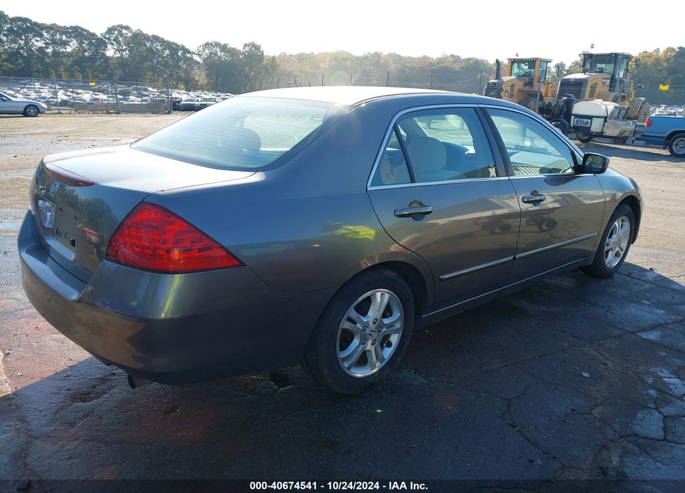 2007 HONDA ACCORD 2.4 EX VIN: 1HGCM56797A130190