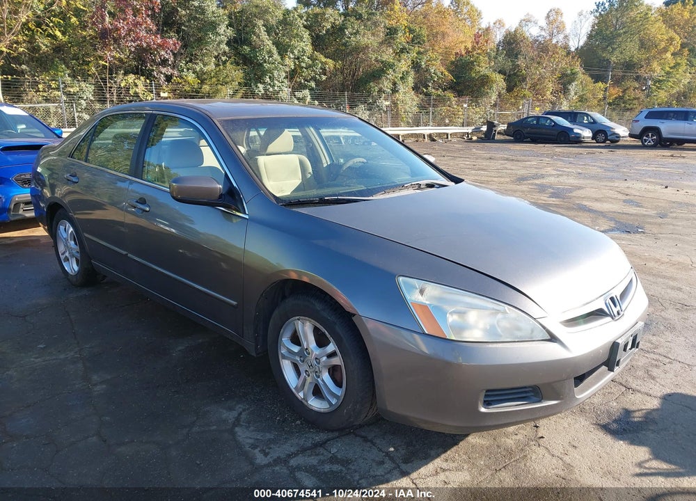 2007 HONDA ACCORD 2.4 EX VIN: 1HGCM56797A130190
