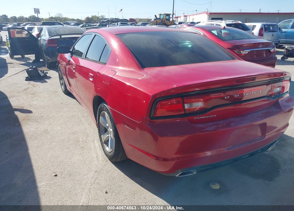 2013 DODGE CHARGER SE VIN: 2C3CDXBG0DH609986