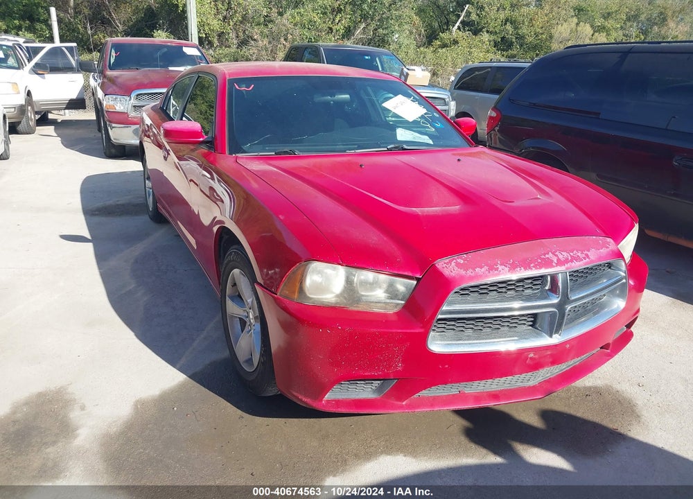 2013 DODGE CHARGER SE VIN: 2C3CDXBG0DH609986