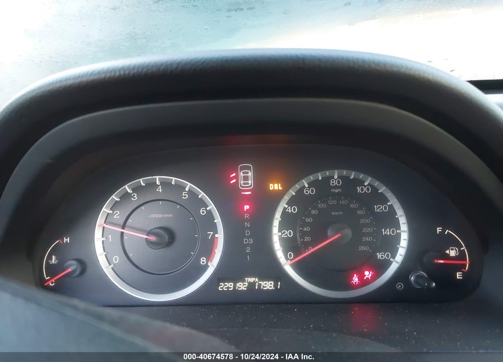 2011 HONDA ACCORD 2.4 EX VIN: 1HGCP2F7XBA155775