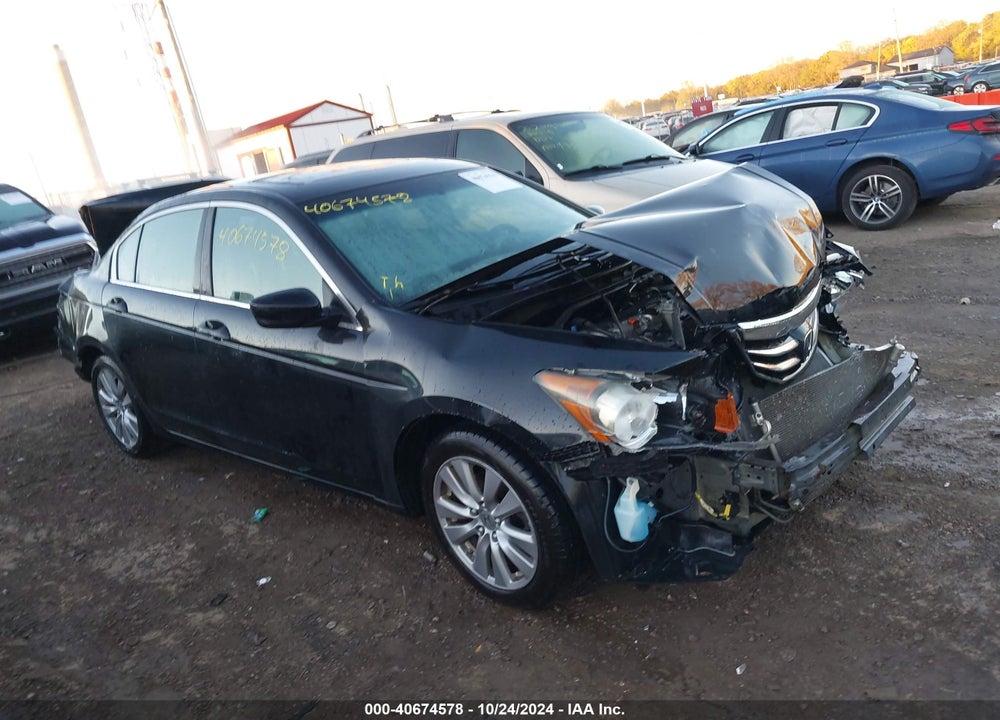 2011 HONDA ACCORD 2.4 EX VIN: 1HGCP2F7XBA155775