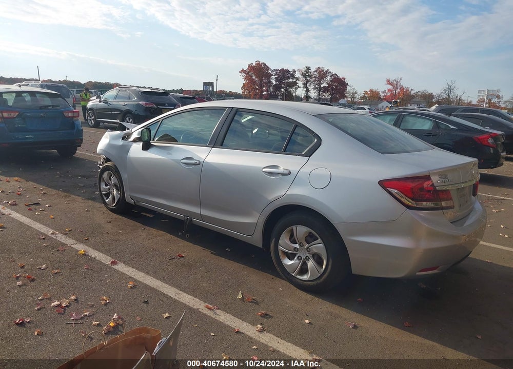2013 HONDA CIVIC LX VIN: 2HGFB2F56DH567996