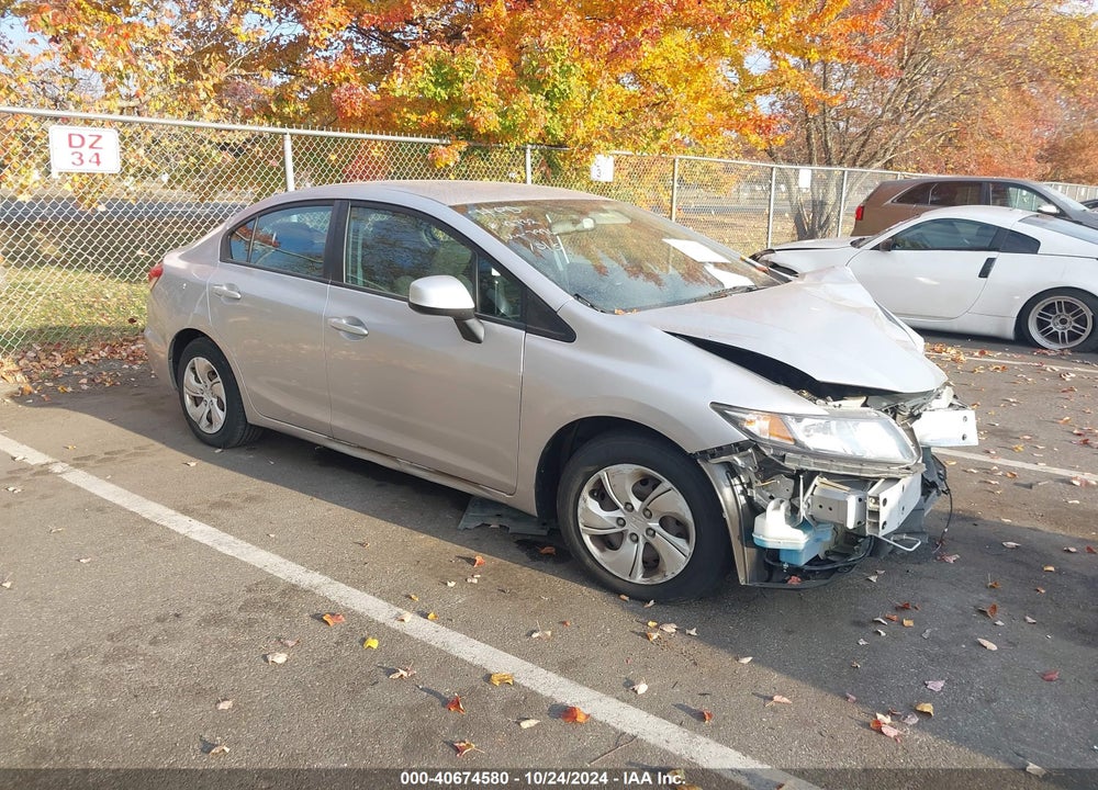 2013 HONDA CIVIC LX VIN: 2HGFB2F56DH567996