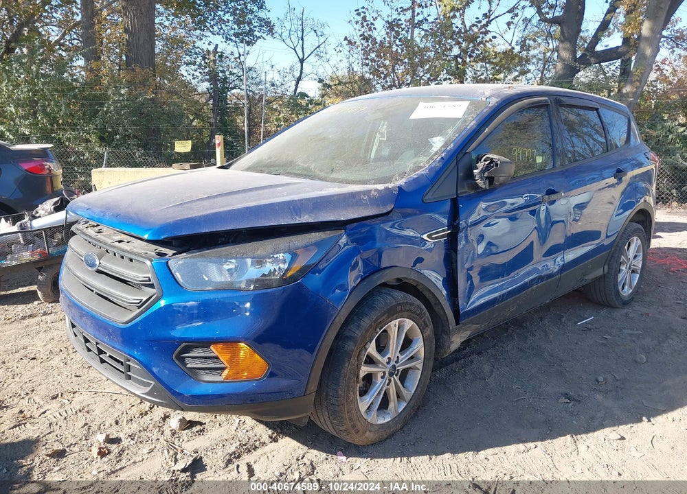 2019 FORD ESCAPE S VIN: 1FMCU0F70KUA29236
