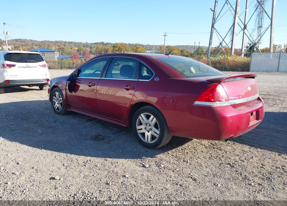 2009 CHEVROLET IMPALA LT VIN: 2G1WC57M191237680