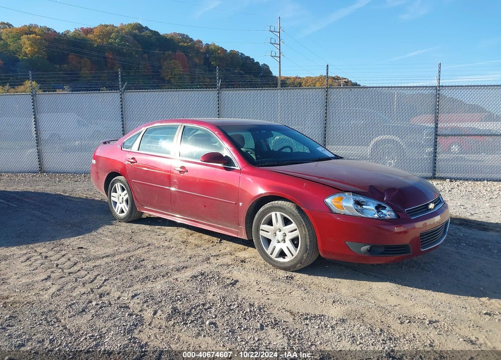 2009 CHEVROLET IMPALA LT VIN: 2G1WC57M191237680