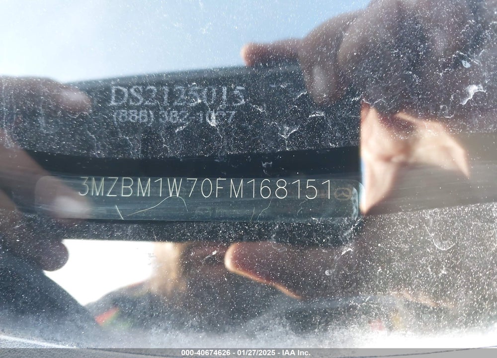 2015 MAZDA 3 VIN: 3MZBM1W70FM168151