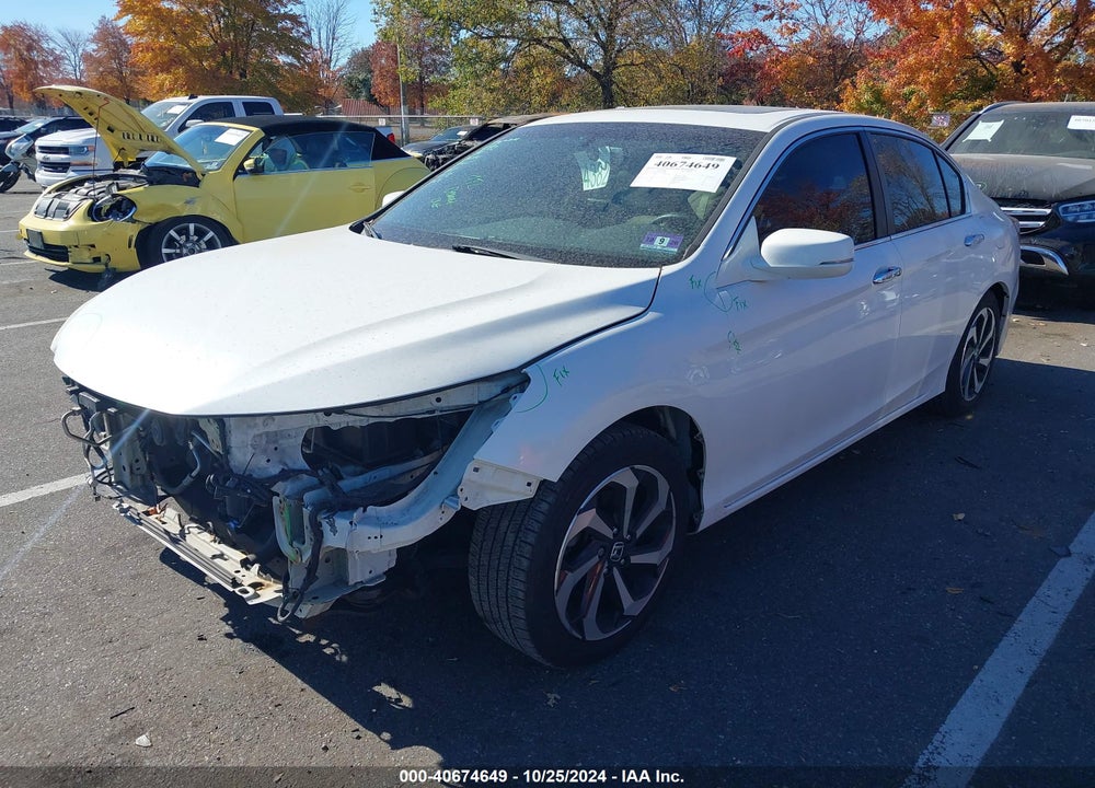 2017 HONDA ACCORD EX-L VIN: 1HGCR2F83HA277907