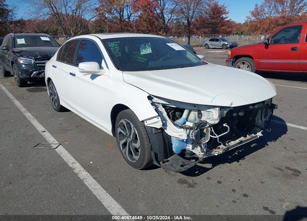 2017 HONDA ACCORD EX-L VIN: 1HGCR2F83HA277907