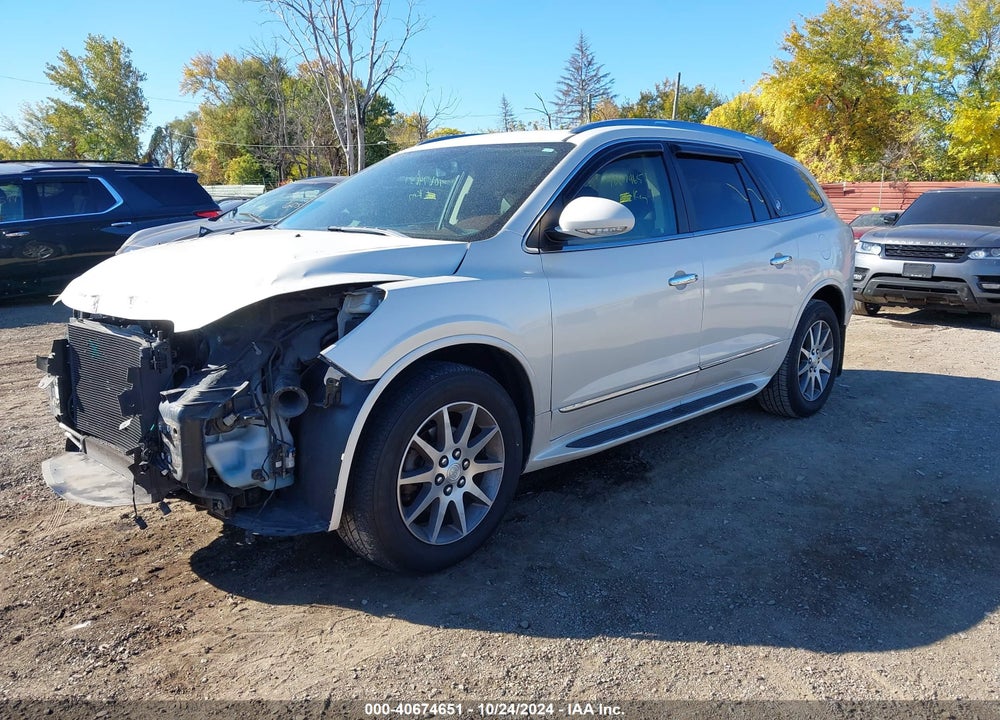 2014 BUICK ENCLAVE LEATHER VIN: 5GAKVBKD0EJ266580
