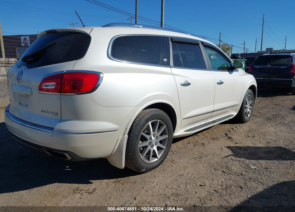 2014 BUICK ENCLAVE LEATHER VIN: 5GAKVBKD0EJ266580