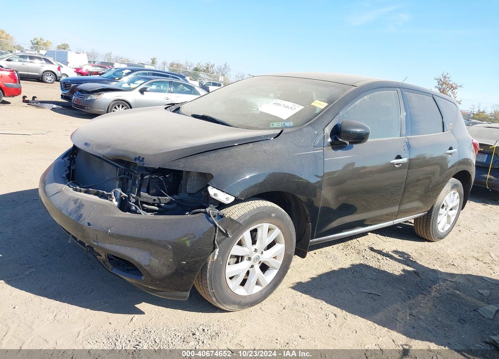 2014 NISSAN MURANO S VIN: JN8AZ1MW2EW518991