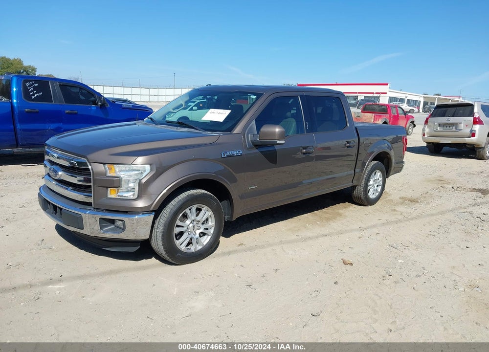 2015 FORD F-150 LARIAT VIN: 1FTEW1CP5FFD01419
