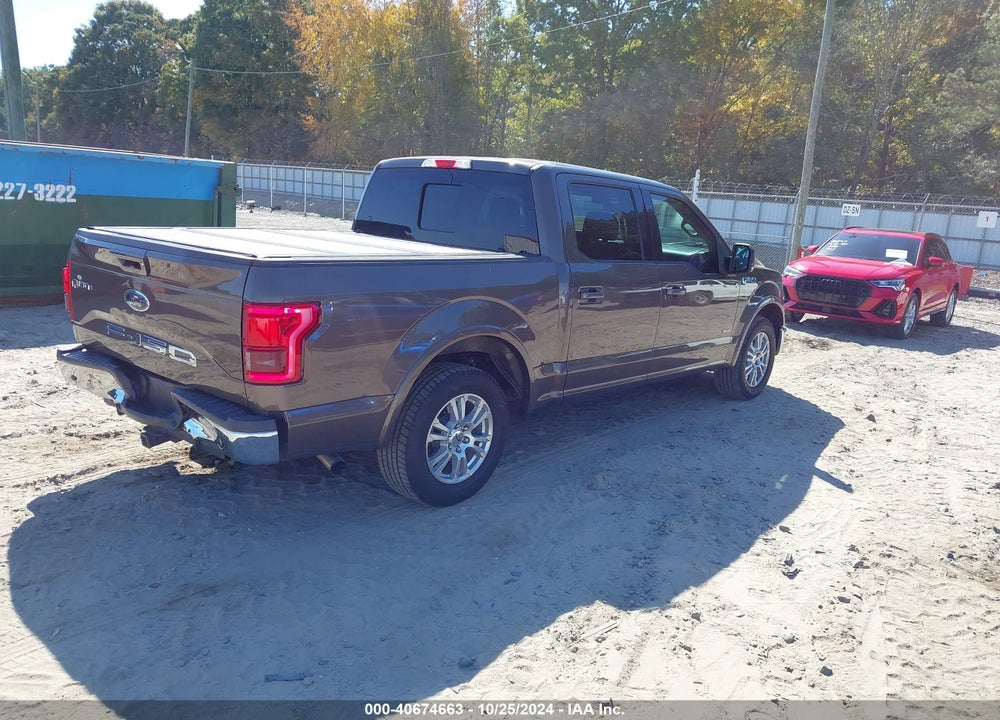 2015 FORD F-150 LARIAT VIN: 1FTEW1CP5FFD01419