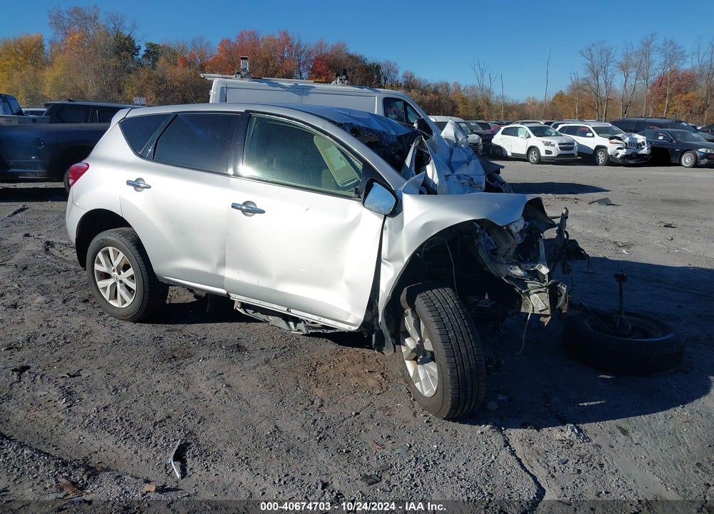 2012 NISSAN MURANO S VIN: JN8AZ1MW4CW226790
