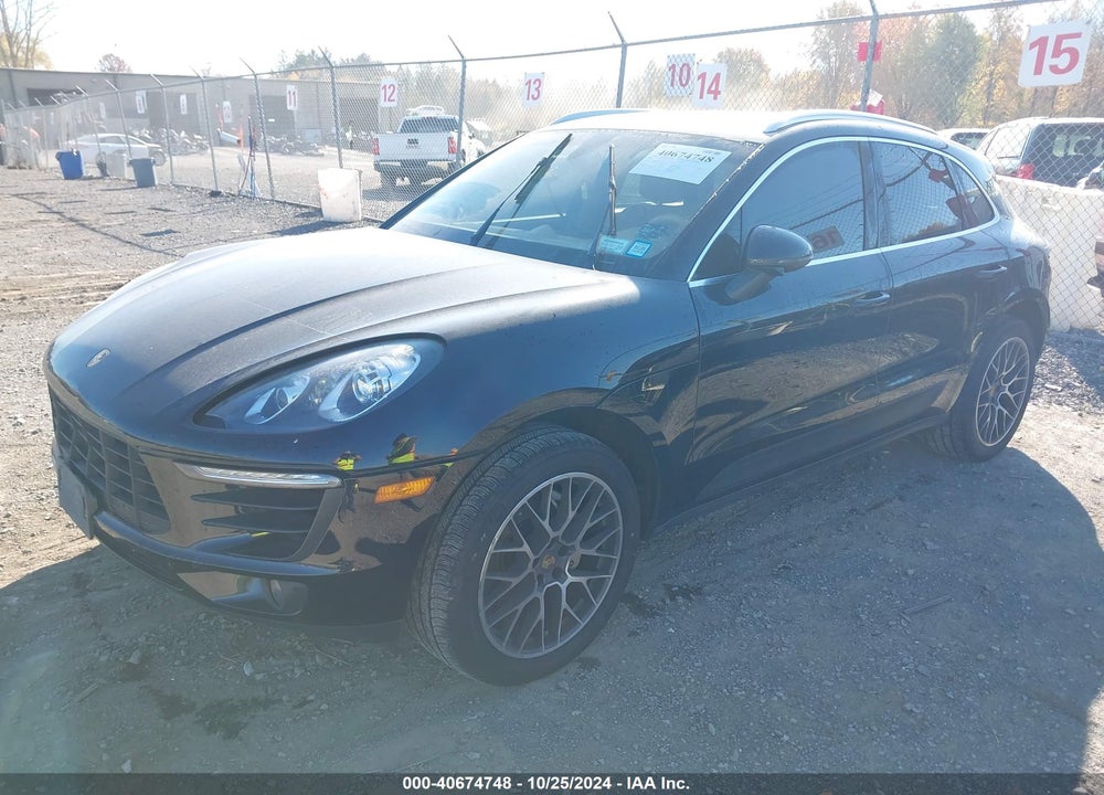 2015 PORSCHE MACAN S VIN: WP1AB2A56FLB67716