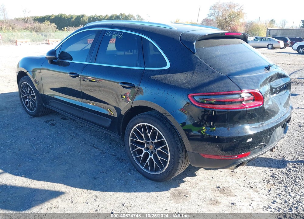 2015 PORSCHE MACAN S VIN: WP1AB2A56FLB67716