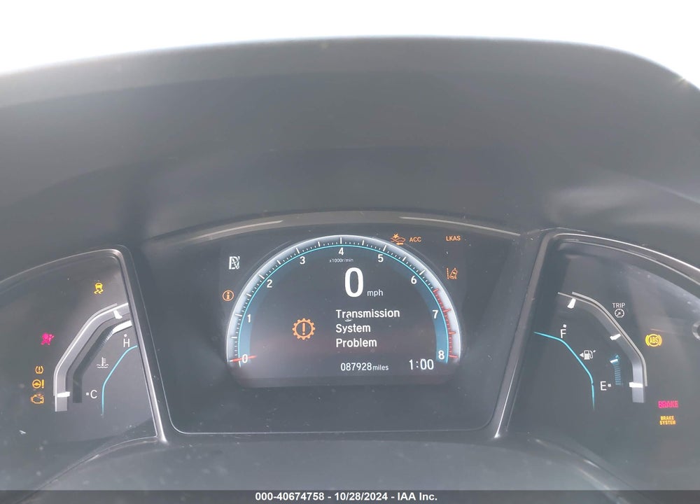 2019 HONDA CIVIC EX VIN: SHHFK7H6XKU226300