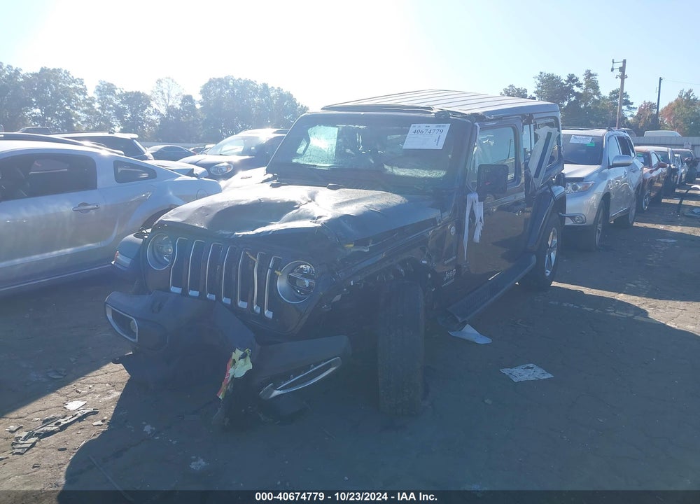 2022 JEEP WRANGLER UNLIMITED SAHARA 4X4 VIN: 1C4HJXEN4NW262475