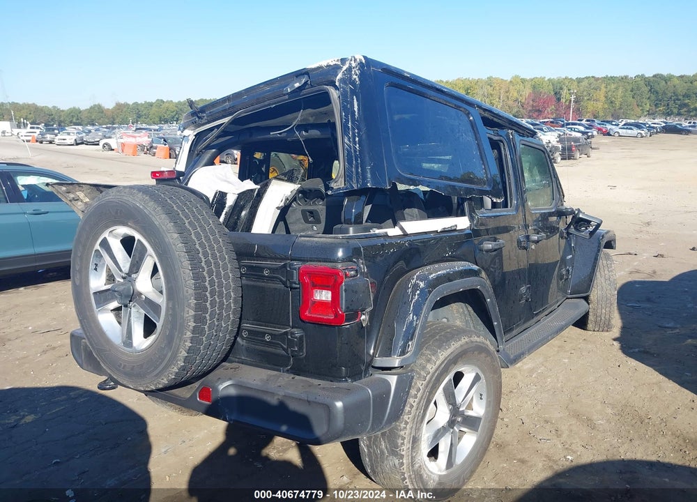 2022 JEEP WRANGLER UNLIMITED SAHARA 4X4 VIN: 1C4HJXEN4NW262475