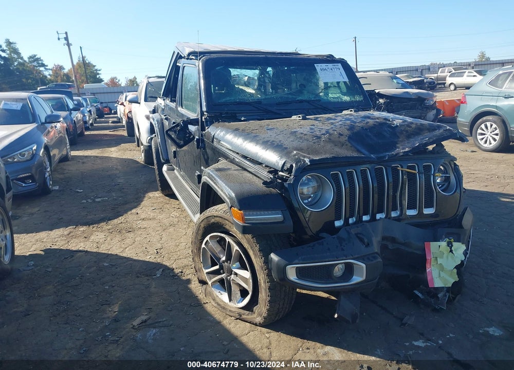 2022 JEEP WRANGLER UNLIMITED SAHARA 4X4 VIN: 1C4HJXEN4NW262475