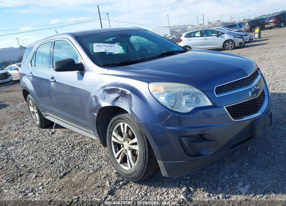 2013 CHEVROLET EQUINOX LS VIN: 2GNFLCEKXD6228590