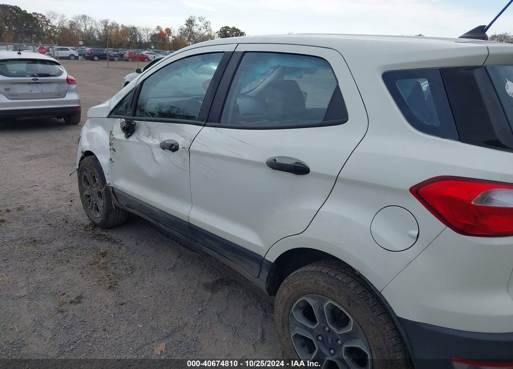 2020 FORD ECOSPORT S VIN: MAJ6S3FL8LC385906