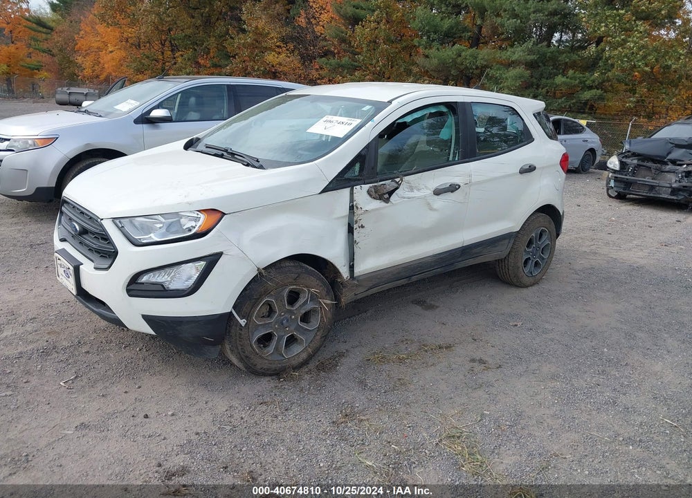 2020 FORD ECOSPORT S VIN: MAJ6S3FL8LC385906