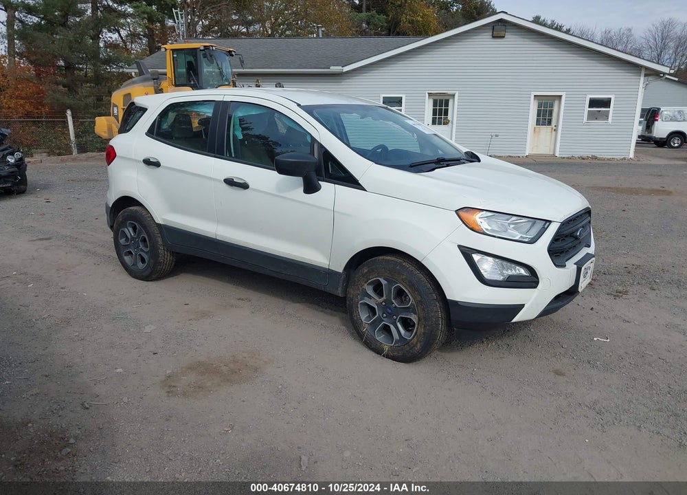2020 FORD ECOSPORT S VIN: MAJ6S3FL8LC385906