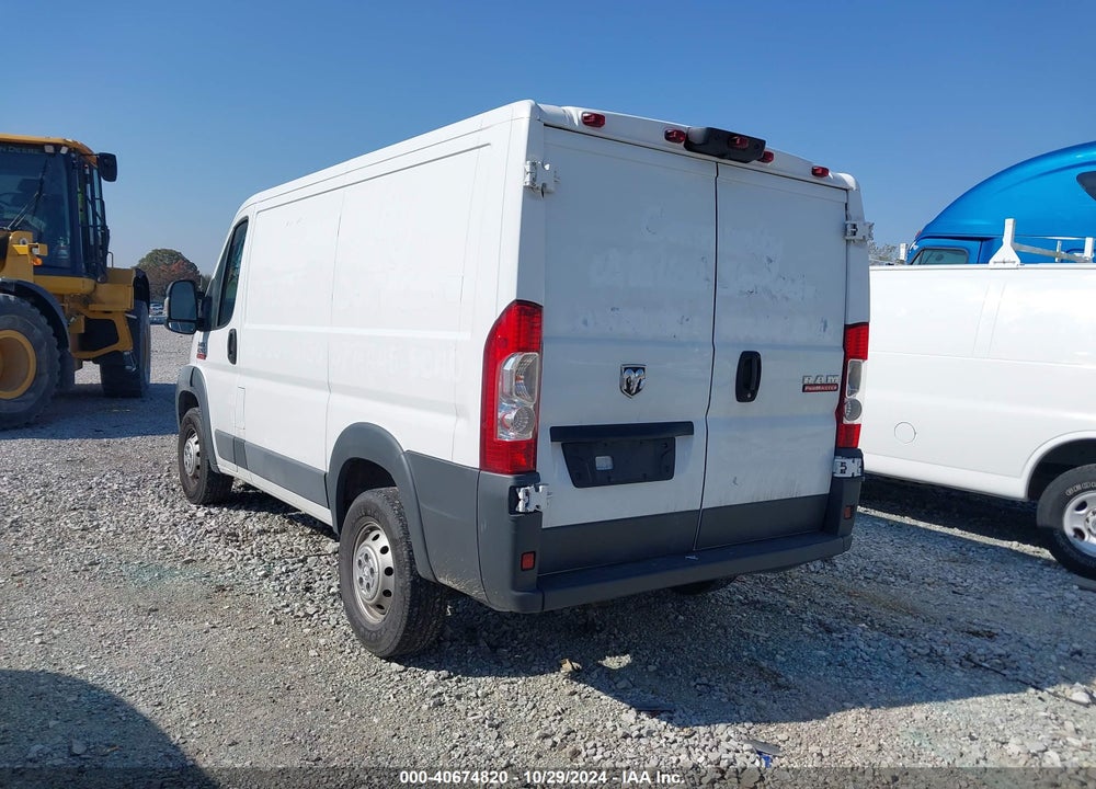 2018 RAM PROMASTER 1500 LOW ROOF 118 WB VIN: 3C6TRVNG2JE111638