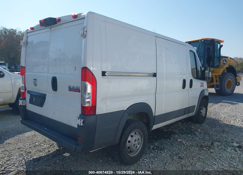2018 RAM PROMASTER 1500 LOW ROOF 118 WB VIN: 3C6TRVNG2JE111638