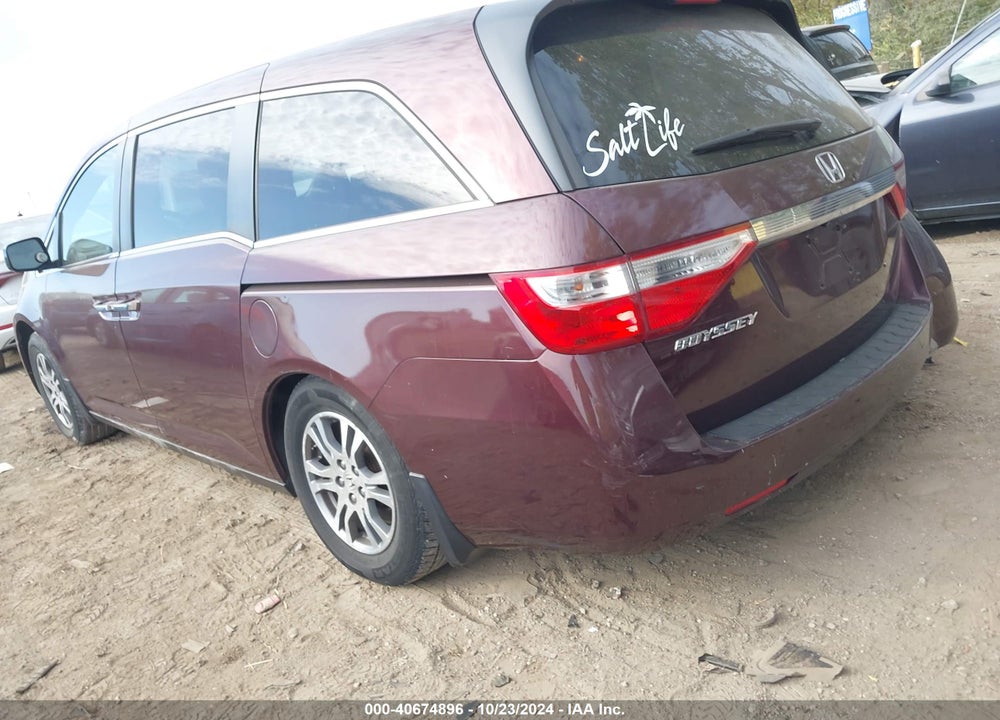 2011 HONDA ODYSSEY EX-L VIN: 5FNRL5H61BB073306