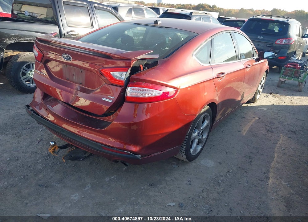 2014 FORD FUSION SE VIN: 3FA6P0HD8ER374723