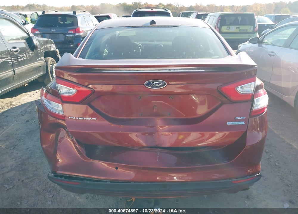 2014 FORD FUSION SE VIN: 3FA6P0HD8ER374723