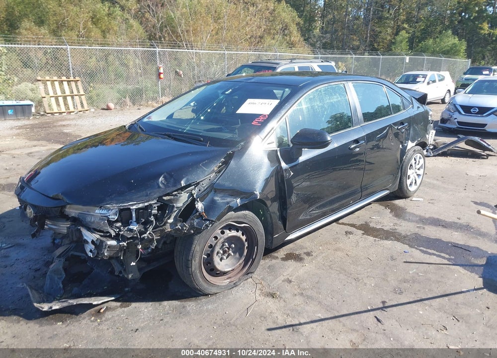 2021 TOYOTA COROLLA LE VIN: JTDEPMAE2MJ152509