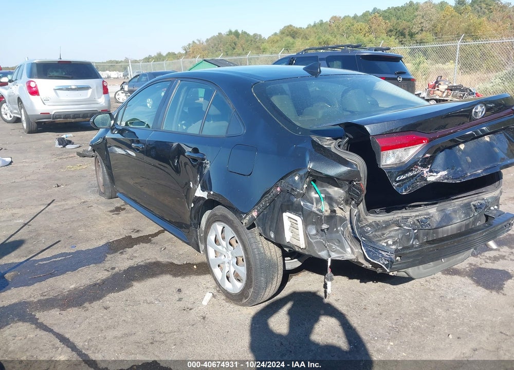 2021 TOYOTA COROLLA LE VIN: JTDEPMAE2MJ152509