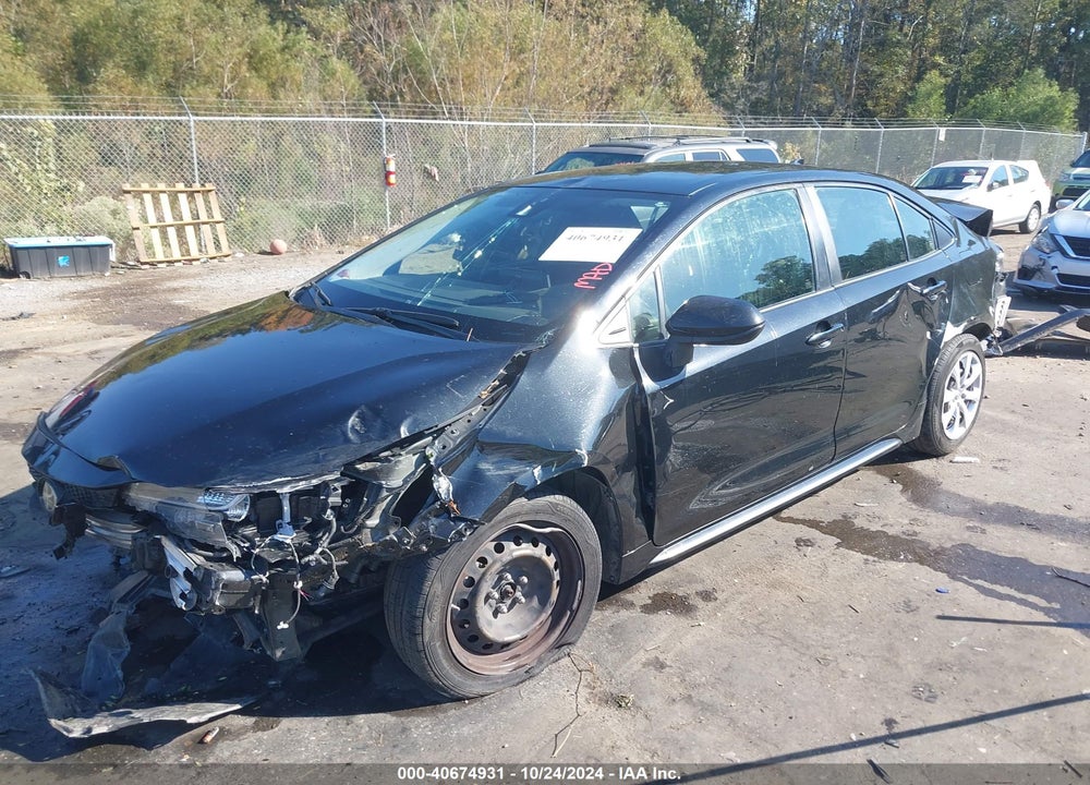 2021 TOYOTA COROLLA LE VIN: JTDEPMAE2MJ152509