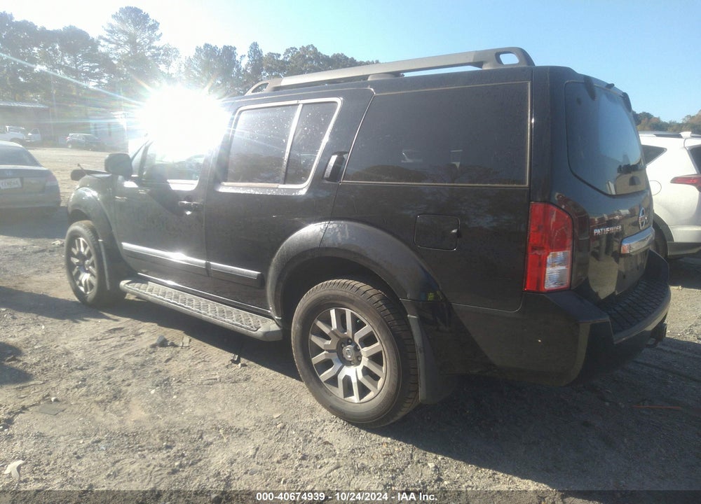 2012 NISSAN PATHFINDER LE VIN: 5N1AR1NB1CC638590