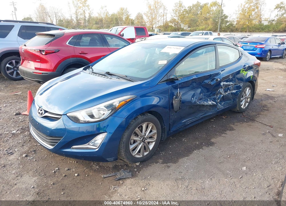 2016 HYUNDAI ELANTRA SE VIN: KMHDH4AE1GU489907