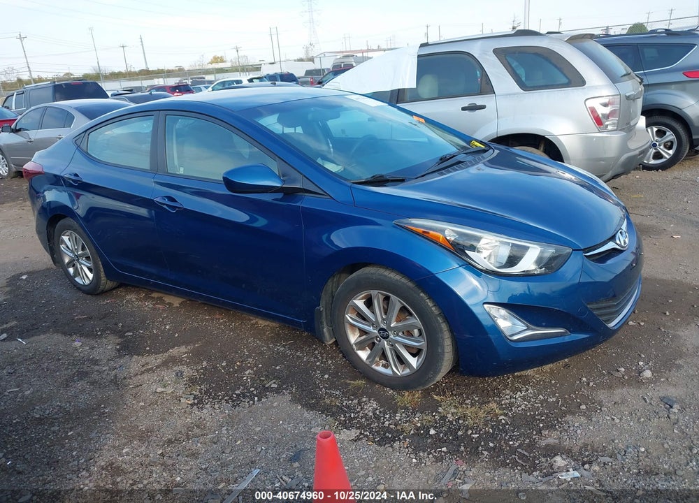 2016 HYUNDAI ELANTRA SE VIN: KMHDH4AE1GU489907