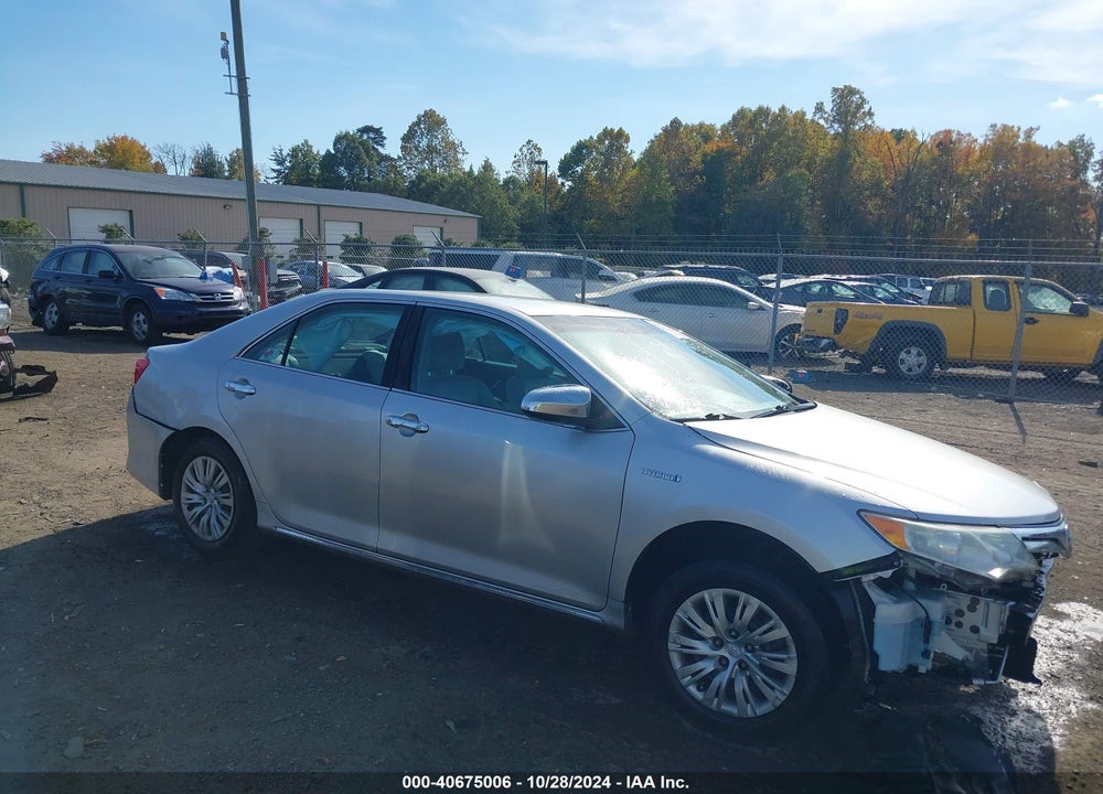 2012 TOYOTA CAMRY HYBRID LE VIN: 4T1BD1FK8CU059494